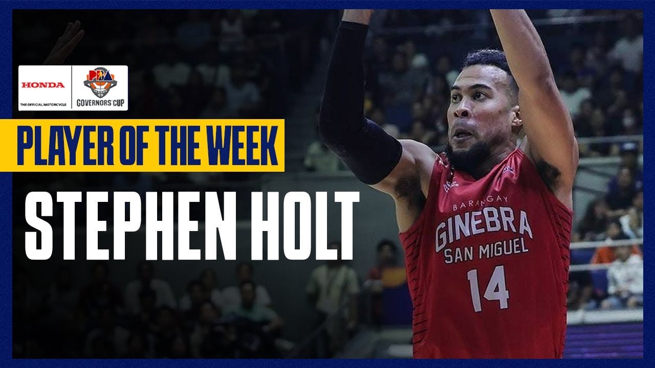 Stephen Holt named Player of the Week | PBA Highlights